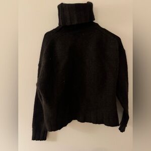 Nili Lotan Grey Wool Turtleneck Sz L EUC $465